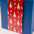 Christmas Blue Gift Box with Mistletoe Magic Red Sleeve