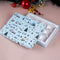 Nordic Noel Frosted Blue Rigid Chocolate Box ( Cavity of 12 pcs )