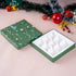Nordic Noel Holiday Green Rigid Chocolate Box ( Cavity of 9 pcs )