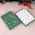 Nordic Noel Holiday Green Rigid Chocolate Box ( Cavity of 12 pcs )