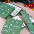 Nordic Noel Holiday Green Rigid Chocolate Box ( Cavity of 12 pcs )