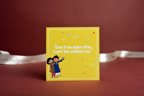 Rakhi Quote Cards (Pack of 10 pcs)