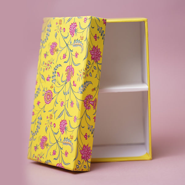 Jar Box of 2 - Shalimar Collection (Sunshine Yellow)