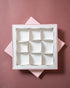 Blush Pink Rigid Chocolate Box (Cavity of 9 pcs)
