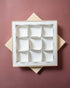 Cream Rigid Chocolate Box (Cavity of 9 pcs)