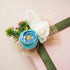 Blue & White Rose Flower bunch - Pack of 4 pcs (for packaging & decoration)