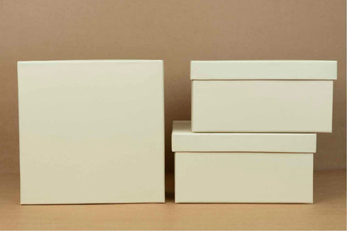 Cream Rigid Boxes