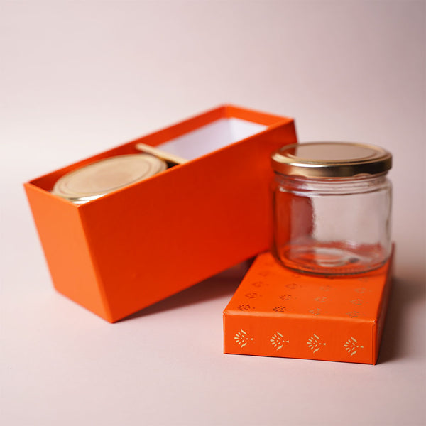 Jar Box of 2 ( Festive Orange )