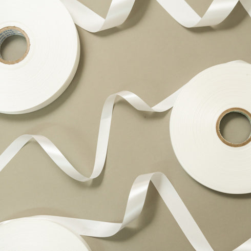 Satin Ribbon White