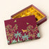 Bageecha Burgundy Cuff Style Mithai/Chocolate Box ( Cavity of 12 pcs )