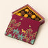 Bageecha Burgundy Cuff Style Mithai/Chocolate Box ( Cavity of 12 pcs )