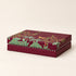 Bageecha Burgundy Cuff Style Mithai/Chocolate Box ( Cavity of 12 pcs )