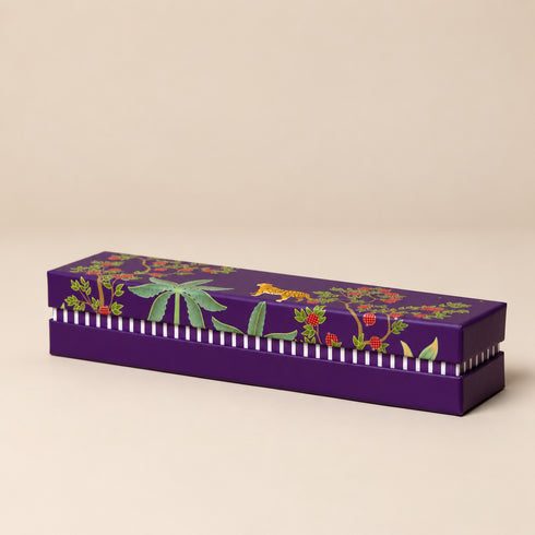 Bageecha Purple Cuff Style Chocolate/Mithai Box - Cavity of 6 pcs (Copy)