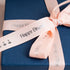 Happy Diwali Grossgrain Embossed Ribbon (Prosecco Pink)