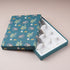 Van Mahal Gold Foil Rigid Chocolate Box ( Persian Green  - Cavity of 12 pcs)