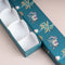 Van Mahal Gold Foil Rigid Chocolate Box (Persian Green - Cavity of 6 pcs)