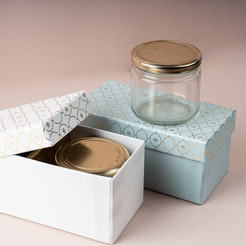 Moroccan Jar Box of 2 - Ivory