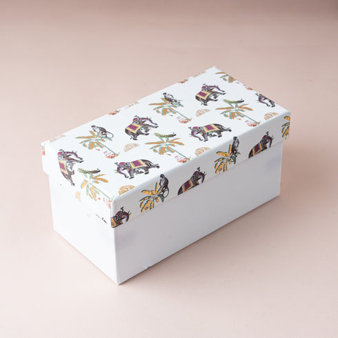 Jar Box of 2 - Van Mahal ( Ivory )