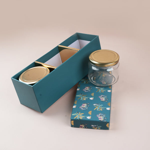 Jar Box of 3 - Van Mahal ( Persian Green )