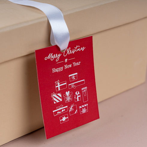 Merry Christmas Red Tag