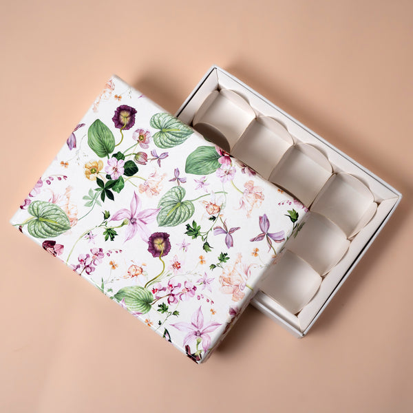 Twilight Orchid Rigid Chocolate Box ( Cavity of 12 pcs )