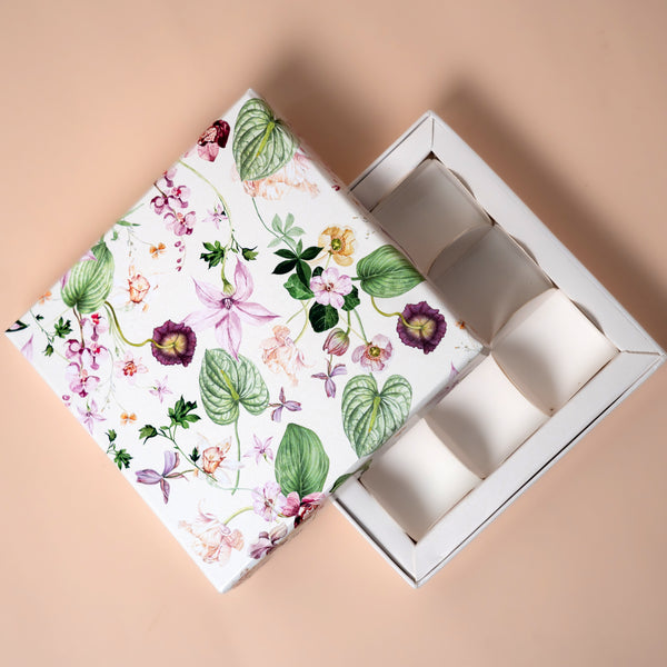 Twilight Orchid Rigid Chocolate Box ( Cavity of 9 pcs )