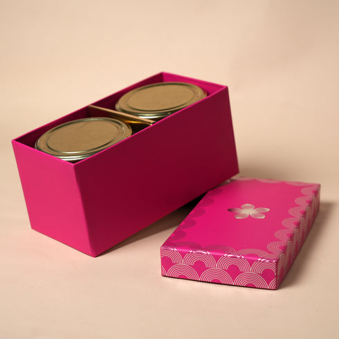 Utsav Jar Box of 2 - Rani Pink