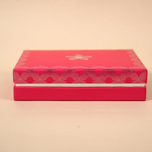Utsav Rani Pink Cuff Style Mithai/Chocolate Box ( Cavity of 9 pcs )