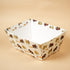 Van Mahal Gold Foil Basket (Ivory)