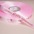Rakshabandhan ki Hardik Shubhkamnaye Satin Ribbon (Pink)