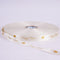 Happy Rakhi Gold Embossed Floret Ribbon (Ivory)