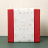 Christmas Red Gift Box with Snowflakes Sleeve
