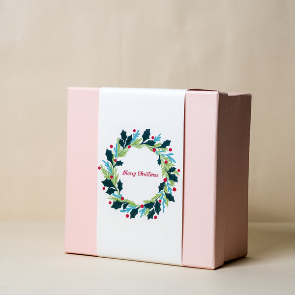 Blush Pink Gift Box with Ring Sleeve