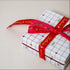 Merry Christmas Red Ribbon (Gold Foiled & Embossed)