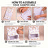 Peony Lilac Rigid Hamper Bag with Window