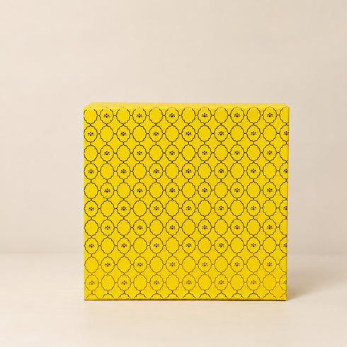 Moroccan Festive Yellow Gold Foil Box