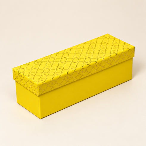 Moroccan Jar Box of 3 - Festive Yellow