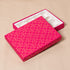 Moroccan Rani Pink Gold Foil Rigid Chocolate Box ( Cavity of 12 pcs )