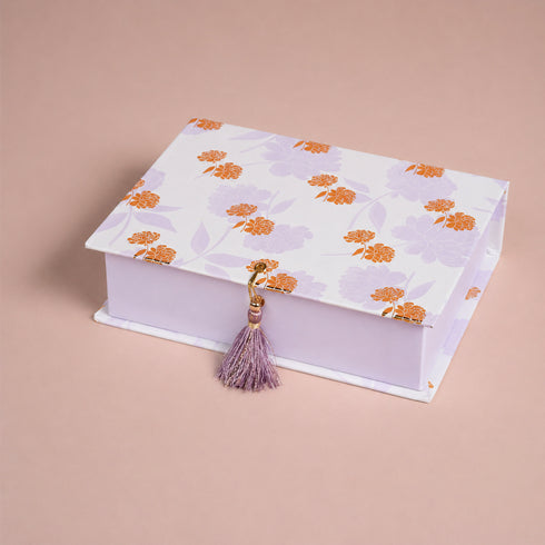 Peony Lilac Mithai/Bakery Box (Cavity of 12 pcs) - The Keepsake Edition