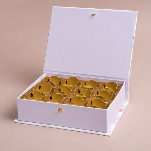 Peony Lilac Mithai/Bakery Box (Cavity of 12 pcs) - The Keepsake Edition
