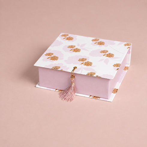 Peony Pink Mithai/Bakery Box (Cavity of 9 pcs) - The Keepsake Edition