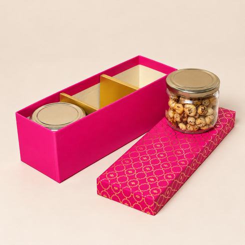 Moroccan Jar Box of 3 - Rani Pink