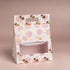 Peony Pink Rigid Hamper Bag with Window