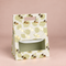 Peony Mint Green Rigid Hamper Bag with Window