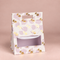 Peony Lilac Rigid Hamper Bag with Window
