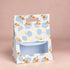 Peony Blue Rigid Hamper Bag with Window