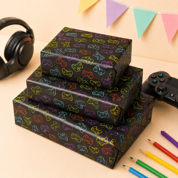 Glow Gamepad Wrapping Roll (2 MTRS - 27.5X79 INCHES)