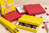 Moroccan Festive Yellow Foil Rigid Chocolate Box ( Cavity of 6 pcs )