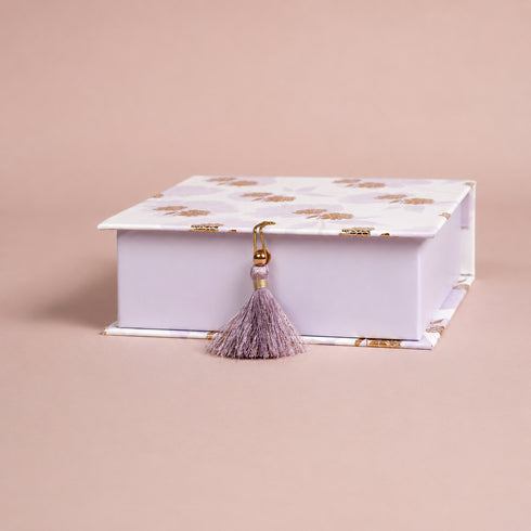 Peony Lilac Mithai/Bakery Box (Cavity of 9 pcs) - The Keepsake Edition