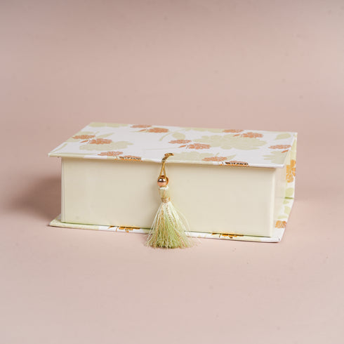 Peony Mint Green Mithai/Bakery Box (Cavity of 6 pcs) - The Keepsake Edition